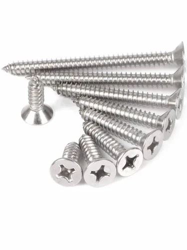 Stainless Steel CSK Head Screws – Countersunk SS Self-Tapping Screws for Wood, Metal and Hardware Fittings, All Sizes for Interior and Exterior Use